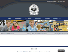 Tablet Screenshot of centraliachristianschool.org